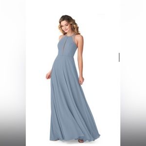 Azazie Essex Dusty Blue Bridesmaid Dress